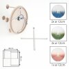 Chehalis plafonnier boule 5 lumières rond Ø 43 cm, style vintage moderne