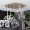 Chehalis plafonnier boule 5 flammes G9 ø 45 cm, luminaire plafond vintage