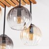 Koyoto plafonnier boule 4 lumières style bohème rétro pour salon et chambre