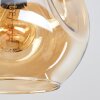 Ripoll plafonnier 4 lumières à globes pour salon et salle à manger, style rétro