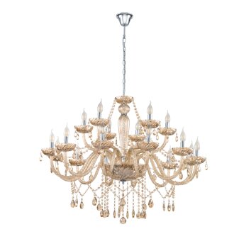 Suspension Eglo BASILANO Chrome, 18 lumières