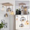 Plafonnier moderne Gastor à 4 lumières en grappe au-dessus de la table à manger