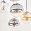 Plafonnier moderne Gastor à 4 lumières en grappe au-dessus de la table à manger