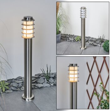 Éclairage de chemin cylindrique moderne à anneaux, écran blanc, pour l’entrée, IP44