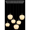 Maxy Globo suspension 6 points lumineux, longueur 80 cm, salle à manger moderne