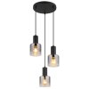 NOWA Jack suspension 3 flammes design moderne E27 pour salon et salle à manger