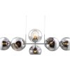 NOWA Pilar suspension moderne à 8 flammes, design graphique pour salon et salle à manger
