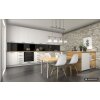 NOWA Daytona suspension linéaire cuisine allongée moderne 4 lampes réglables E14 10 cm