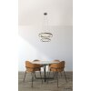 NOWA Rilas suspension LED à deux anneaux pour salle à manger, 3000K, 4500 lm, 21W