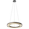 Rilas NOWA suspension luminaire LED moderne, ronde, réglable, 56 cm, 850 lm, 3000 K, 9 W