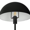 NOWA Meike lampe de table champignon noire E27, moderne, interrupteur sur le câble