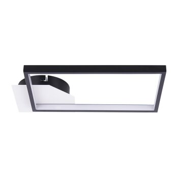 NOWA Oslo plafonnier LED carré plat moderne 3000 K 2100 lm 19 W pour salon, cuisine