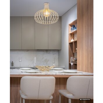 NOWA Mateo suspension ronde pour table à manger, design moderne Ø 40 cm E27