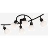 NOWA Loxy plafonnier moderne, luminaire de plafond allongé 6 flammes E14, salle à manger