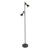Steinhauer Preto lampadaire sur pied salon 2 spots GU10 orientables moderne
