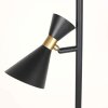 Steinhauer Preto lampadaire sur pied salon 2 spots GU10 orientables moderne