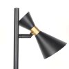 Steinhauer Preto lampadaire sur pied salon 2 spots GU10 orientables moderne