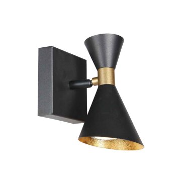 Steinhauer Preto applique murale orientable GU10 pour salon et chambre à coucher