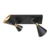 Steinhauer Preto plafonnier spot de plafond carré à 2 spots orientables GU10