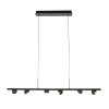 Steinhauer Marcadore suspension LED linéaire à 6 spots orientables, longueur 120 cm