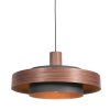 Steinhauer Flinter suspension ronde moderne, luminaire suspendu E27 longueur 50 cm