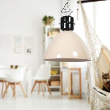 Steinhauer Frisk suspension industrielle luminaire suspendu en dôme E27 50 cm