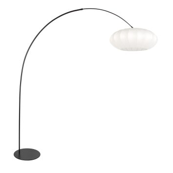 Steinhauer Curve lampadaire arc, lampe sur pied E27 avec interrupteur, salon