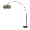 Steinhauer Curve lampadaire arc sur pied de salon à abat-jour ajouré 210 cm