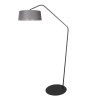 Steinhauer Zig-Zag lampadaire de salon arc sur pied moderne E27, hauteur 173 cm