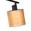 Steinhauer Bambus plafonnier double spot E14 moderne, à 2 lampes orientables