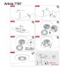 Steinhauer Lido plafonnier LED rond Ø 42 cm, 24 Watt, 2200 Lumen, 2700 Kelvin