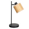 Steinhauer Bambus lampe de table orientable, lampe de lecture de table E14