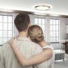 Steinhauer Flady plafonnier LED rond double 4600 Lumen 2700 Kelvin 40 Watt Ø 50 cm