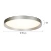 Steinhauer Flady plafonnier LED rond double 4600 Lumen 2700 Kelvin 40 Watt Ø 50 cm