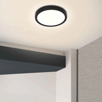 Steinhauer Luminix plafonnier LED rond moderne 29 cm 1500 lumens 2700-3000-3500 Kelvin