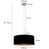 Steinhauer Sparkled Light suspension ronde réglable 50 cm pour salle à manger et salon