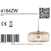 Steinhauer Sparkled Light suspension luminaire suspendu rond E27 longueur 60 cm