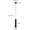 Steinhauer Tubel suspension tubulaire GU10 réglable pour îlot de cuisine moderne