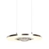 Steinhauer Soleil suspension LED ronde 2700 K 4000 lm 30 W à 2 points lumineux
