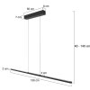 Steinhauer Bande LED suspension linéaire à 3 points lumineux longueur 3 cm