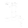 Steinhauer Stang suspension luminaire à 3 lampes pour salle à manger moderne