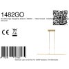 Steinhauer Suspension Zelena, température de couleur réglable 2200-4000 Kelvin, réglable en hauteur