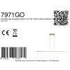Steinhauer Zelena suspension LED linéaire de cuisine moderne 3 flammes réglable