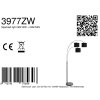 Steinhauer Sparkled Light lampadaire sur pied salon arc 3 bras réglables H 180 cm