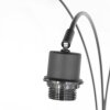 Steinhauer Sparkled Light lampadaire arqué sur pied 3 lumières moderne avec interrupteur