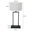 Steinhauer Stang lampe de table réglable classique carrée à structure en cadre