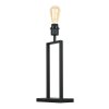Steinhauer Stang lampe à poser moderne à abat-jour cylindrique, pied rectangulaire