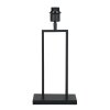 Steinhauer Stang lampe à poser moderne à abat-jour cylindrique, pied rectangulaire