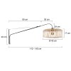 Steinhauer Elegant Classy applique murale bras articulé orientable E27 moderne
