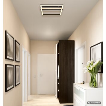 Globo Estrada plafonnier LED rectangulaire de plafond 18 W 3000 K 1890 lm moderne